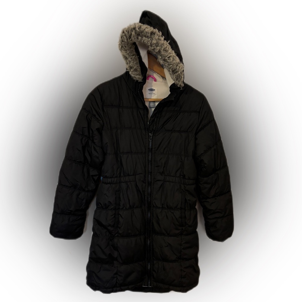 Youth Old Navy XL Frost Free‎ Black Puffer Jacket